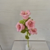 Glockenblume 5er - rosa (Häkelblume)