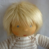 Stoffpuppe nach Art der Waldorfpuppe. Junge, blond