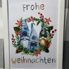 Geldgeschenk Bilderrahmen Weihnachten Wichtel Gnom 6 DIN A4