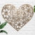 Wanddeko Herz mit Ornamenten aus Holz | Boho Herz | Holzherz