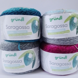 Saragossa Gründl Bobbelgarn - versch. Farben