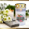 Grablicht Mama 11 | personalisierbar | Kerze Friedhof | Grabdeko