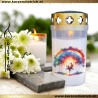 Grablicht Mama 17 | personalisierbar | Kerze Friedhof | Grabdeko