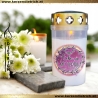 Grablicht Mama 25 | personalisierbar | Kerze Friedhof | Grabdeko