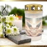 Grablicht Papa 6 | personalisierbar | Kerze Friedhof | Grabdeko