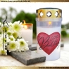 Grablicht Bruder 7 | personalisierbar | Kerze Friedhof | Grabdeko