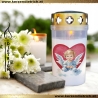 Grablicht Kinder 8b | personalisierbar | Kerze | Sternenkind