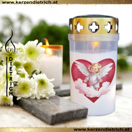 Grablicht Kinder 9r | personalisierbar | Kerze | Sternenkind