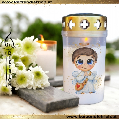 Grablicht Kinder 11 | personalisierbar | Kerze | Sternenkind