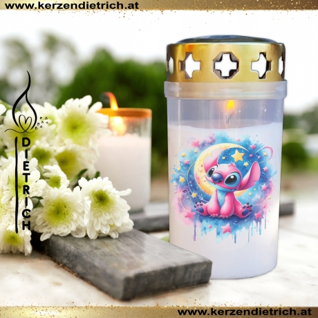 Grablicht Kinder 14 | personalisierbar | Kerze | Sternenkind