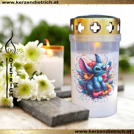 Grablicht Kinder 16 | personalisierbar | Kerze | Sternenkind