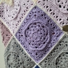 Gehäkelte Tasche , Granny Square, Shopper