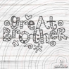 Great Brother Plotterdatei SVG DXF 