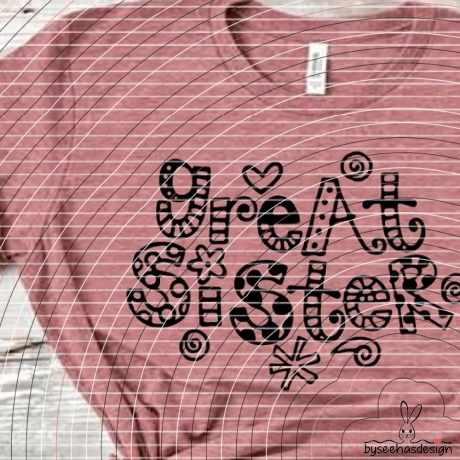 Great Sister Plotterdatei SVG DXF 