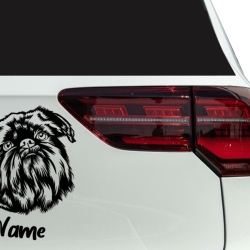 Aufkleber Hund Griffon