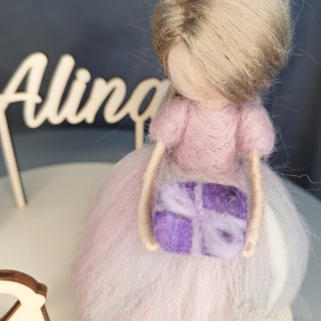 Großer Geburtstagsteller Mädchen personalisierbar
