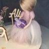 Großer Geburtstagsteller Mädchen personalisierbar