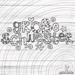 Große Schwester Plotterdatei SVG DXF 