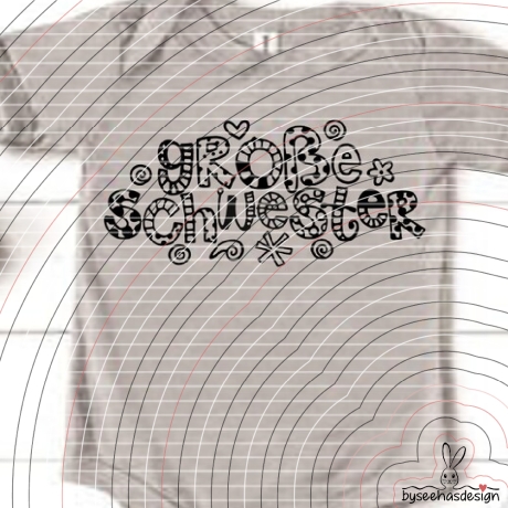 Große Schwester Plotterdatei SVG DXF 