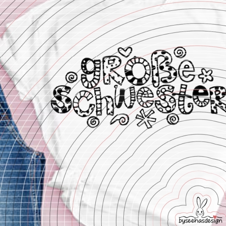 Große Schwester Plotterdatei SVG DXF 