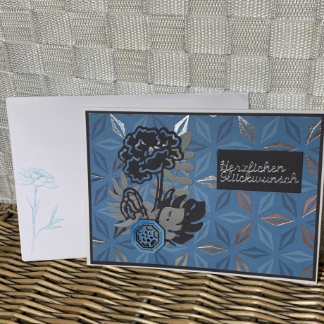 Karte - Glückwunsche - Männerkarte - Geburtstag - Silberhochzeit