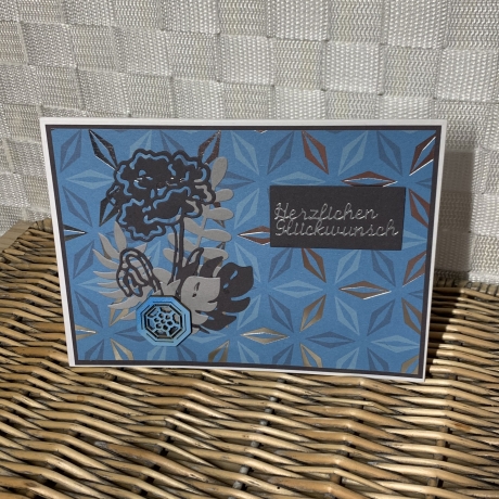 Karte - Glückwunsche - Männerkarte - Geburtstag - Silberhochzeit
