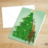 Weihnachtsgrußkarten-Set, Klappkarte/Grußkarte, weihnachtlich