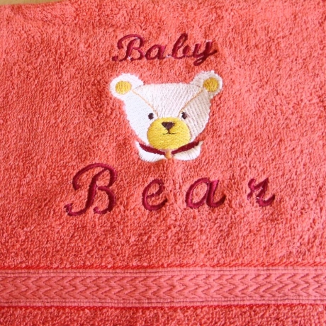 Kindergästehandtuch♥Baby Bear♥bestickt von Hobbyhaus