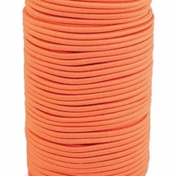 Gummikordel elastisch Neonorange 3 mm – 10 Meter