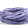 Handgefärbtes Habotai-Seidenband Lavendel ø3mm Seidenschnur