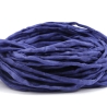 Handgefärbtes Habotai-Seidenband Violettblau ø3mm Seidenschnur