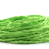 Handgefärbtes Habotai-Seidenband Apfelgrün ø3mm Seidenschnur