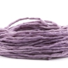 Handgefärbtes Habotai-Seidenband Pastell Violett ø3mm 