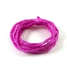Handgefärbtes Habotai-Seidenband Pink Parfait ø3mm Seidenschnur