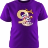 Kinder Kurzarm T-Shirt mit Happy Birthday EINHORN und Name + Zahl