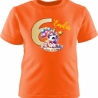 Kinder Kurzarm T-Shirt mit Happy Birthday EINHORN und Name + Zahl