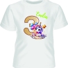 Kinder Kurzarm T-Shirt mit Happy Birthday EINHORN und Name + Zahl