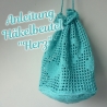 Anleitung Häkelbeutel Herz PDF