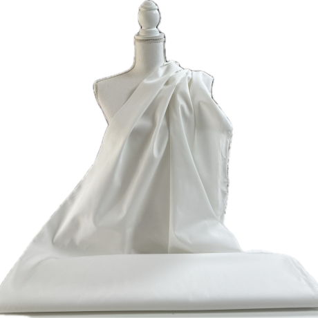 Baumwolle Popeline Uni | Weiss | Öko Tex 100 | Poplin | 100%BW 