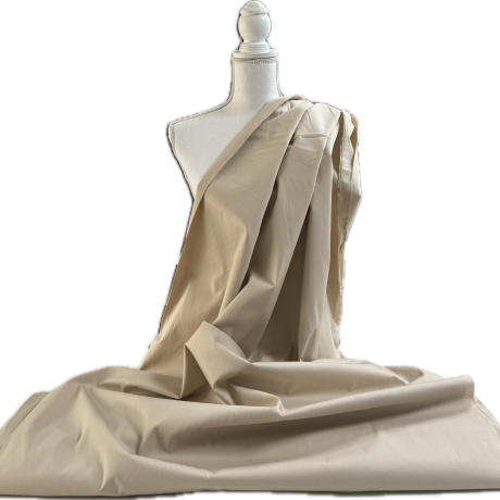 Baumwolle Popeline Uni | Sand | Öko Tex 100 | Poplin |100%BW 
