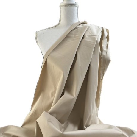 Baumwolle Popeline Uni | Sand | Öko Tex 100 | Poplin |100%BW 