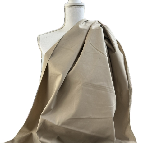 Baumwolle Popeline Uni | Beige | Öko Tex 100 | Poplin |100%BW 