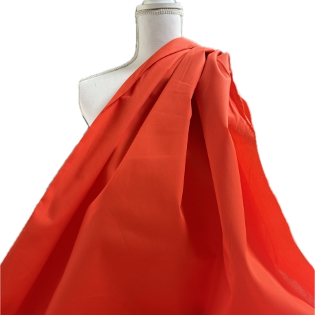 Baumwolle Popeline Uni | Orange | Öko Tex 100 | Poplin |100%BW 