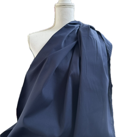 Baumwolle Popeline Uni |Dunkelblau |Öko Tex 100 | Poplin |100%BW 