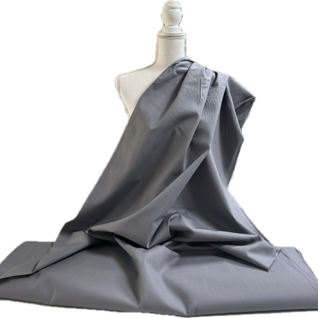 Baumwolle Popeline Uni | Grau | Öko Tex 100 | Poplin |100%BW 