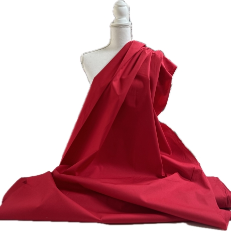Baumwolle Popeline Uni | Rot | Öko Tex 100 | Poplin |100%BW 