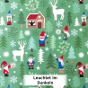 Hygge Glow - forest on nordic green
