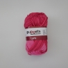 Topflappen Herz weiß/rotpink meliert