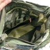 High-End Künstlertasche im Military-Stil - UPCYCLING Handtasche