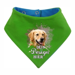 Hunde Wende Halstuch Multicolor personalisiert mit Wunschmotiv